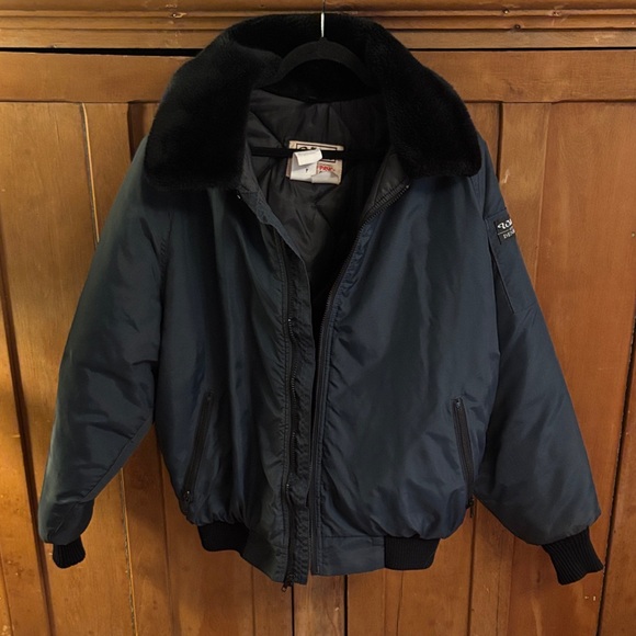 Alpha Industries Other - Walls Blizzard-Pruf U.S.A insulated apparel Navy Bomber Jacket Vintage